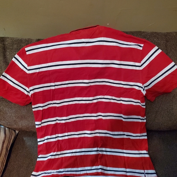 XXL Red,White and Blue striped Polo - Picture 4 of 4